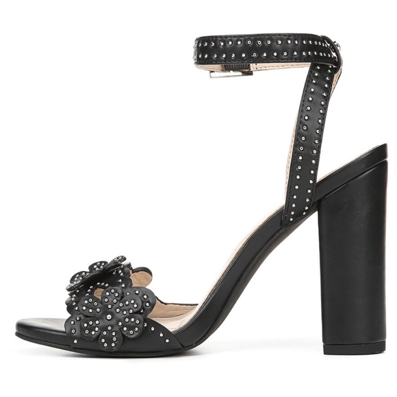 CIRCUS BY SAM EDELMAN Sandals High Heel Stud Bohemian Black Sizes 7 - Picture 3 of 6